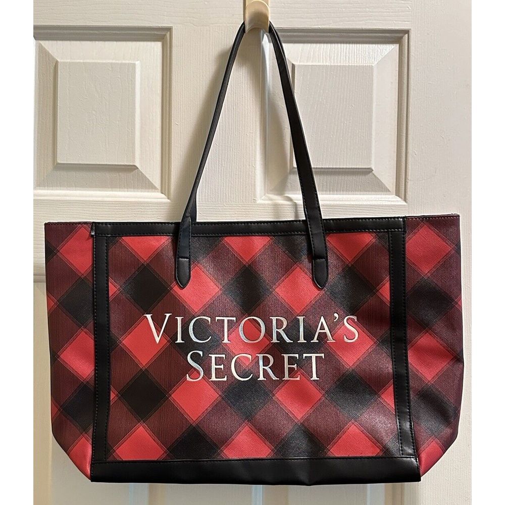 NWOT Victoria Secret Black And Red Tote Bag, 2021